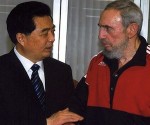 Fidel Castro & Hu Jintao