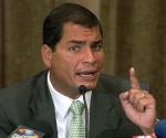 Président de l’Équateur, Rafael Correa
