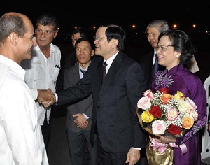 Presidente Viet Nam llega